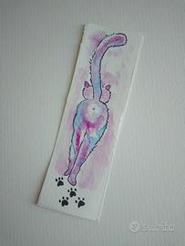 segnalibro dipinto a mano 