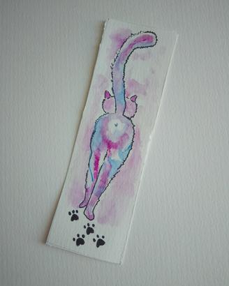 segnalibro dipinto a mano 