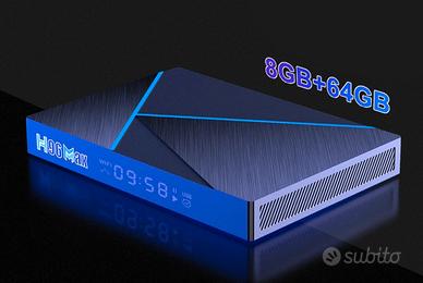 BOX SMART TV BOX ANDROID H96 QUAD CORE64 Bit - 8GB