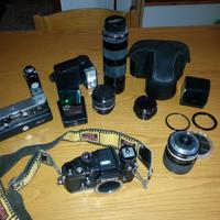 Macchina fotografica Nikon F2/AS Photomic completa