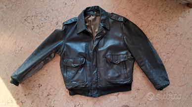 Giubbotto Scott pelle vintage anni 80