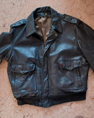 Giubbotto Scott pelle vintage anni 80