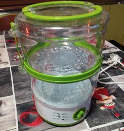 Vaporiera elettrica Kasanova 2 livelli. Mod. KL912