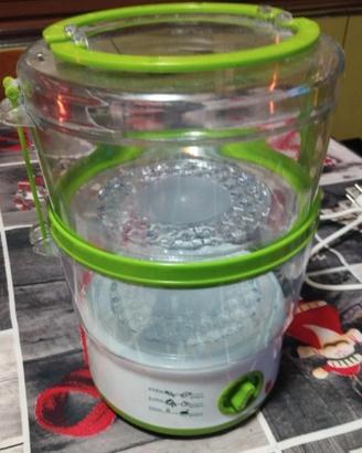 Vaporiera elettrica Kasanova 2 livelli. Mod. KL912