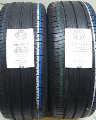 2 GOMME 205 45 17 GOODYEAR A72197