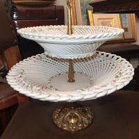 Alzata, contenitore da centrotavola in porcellana