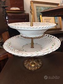 Alzata, contenitore da centrotavola in porcellana