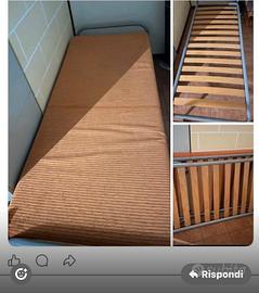 Divano letto con due reti singole