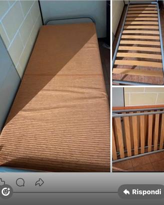 Divano letto con due reti singole