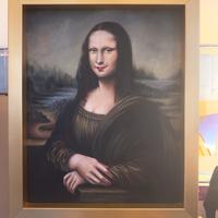Quadro La Gioconda copia d'autore - olio su tela