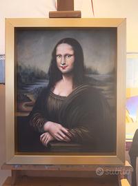 Quadro La Gioconda copia d'autore - olio su tela
