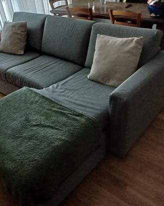 Divano artigianale con chaise longue