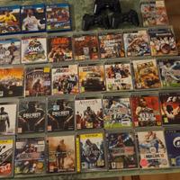 Lotto giochi ps3 e ps4 piu 3 joystick