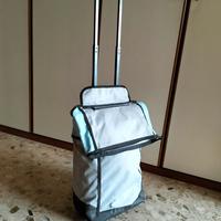 Borsone trolley con ganci x portapacchi bici
