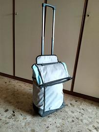 Borsone trolley con ganci x portapacchi bici