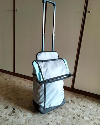 Borsone trolley con ganci x portapacchi bici