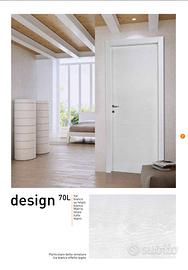 5 porte Legno bianche NUOVE