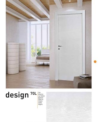 5 porte Legno bianche NUOVE