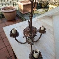 lampadario rustico