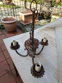 lampadario rustico