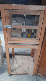 Voliera legno x uccelli