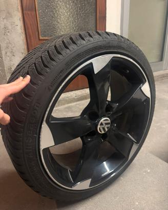 4 Gomme nuove 4 stagioni con cerchi Volkswagen