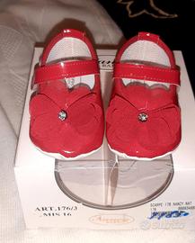 Scarpe 2024 rosse neonata