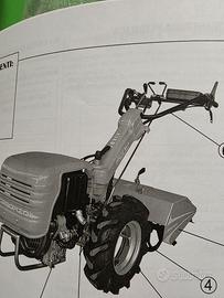 Motocoltivatore con rimorchio