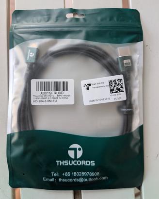 Cavo mini HDMI / HDMI 3 metri nuovo sigillato