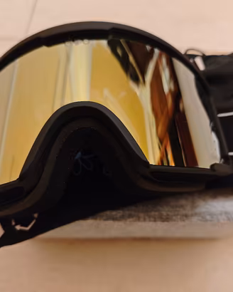 Maschera Sci Snowboard TONGA Black Gold  Nuova