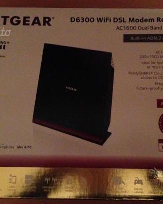 Netgear D6300 WiFi DSL Modem Router (AC1600 Dual B