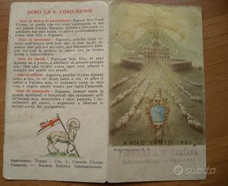 SANTINO PARR. DI CASSANA PER L'ANNO SANTO 1950