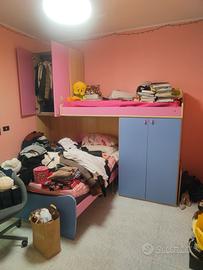CAMERETTA CON LETTO A PONTE 
