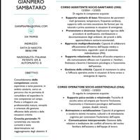 Sono a disposizione per un lavoro part-time
