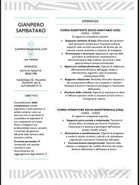 Sono a disposizione per un lavoro part-time