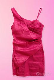 ABITO FUCSIA MONOSPALLA ELEGANTE – MINI DRESS PART