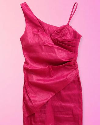 ABITO FUCSIA MONOSPALLA ELEGANTE – MINI DRESS PART