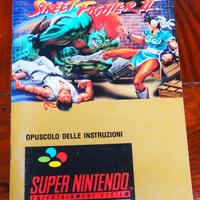 Street Fighter 2 - Super Nintendo opuscolo italian