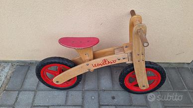 Bicicletta senza pedali in legno Legnoland