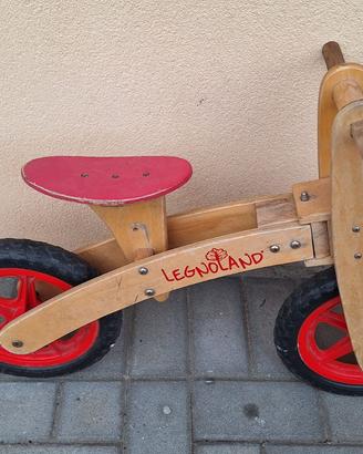 Bicicletta senza pedali in legno Legnoland