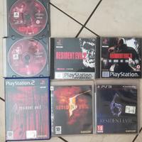 Lotto giochi resident evil per playstation