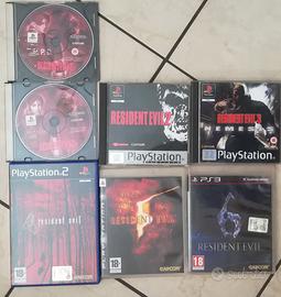 Lotto giochi resident evil per playstation