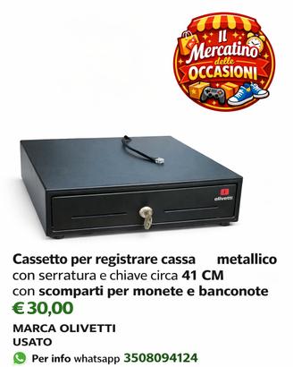 cassetto per registratore cassa 
