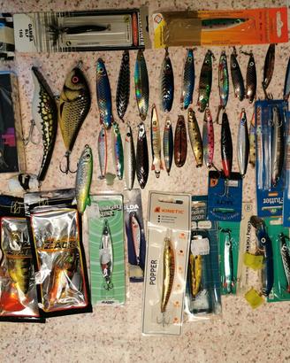 artificiali da pesca molti del nord Europa alcuni 