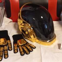 FANMADE Set Daft Punk-Casco Guy-Manuel+Guanti+Coll