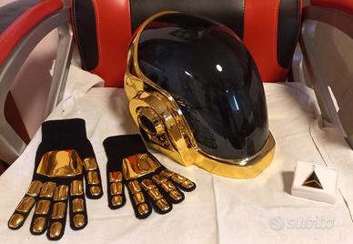 FANMADE Set Daft Punk-Casco Guy-Manuel+Guanti+Coll