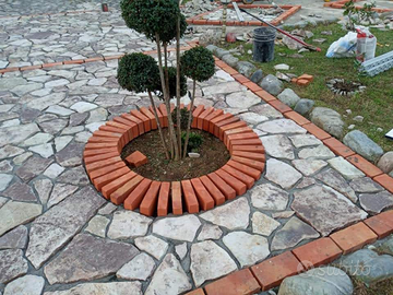 Pavimentazioni muri di sasao