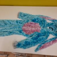vestito da carnevale coniglio tg  dai 5 ai 7 anni