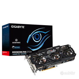 Scheda video Gigabyte Radeon R9 270X 4GB mai usata
