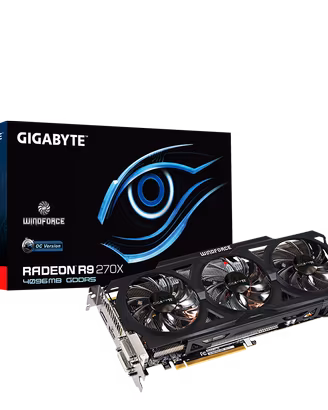 Scheda video Gigabyte Radeon R9 270X 4GB mai usata